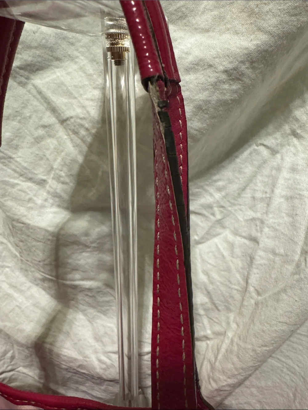 Coach Fuchsia Leather Signature Tote